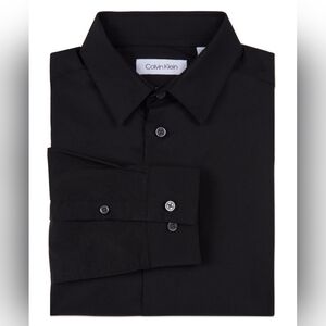 Calvin Klein Boys Black Dress Shirt